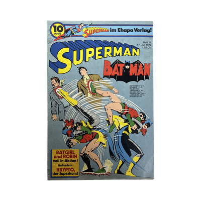 Superman - Batman - Ehapa Verlag 10 Jahre - Heft 15