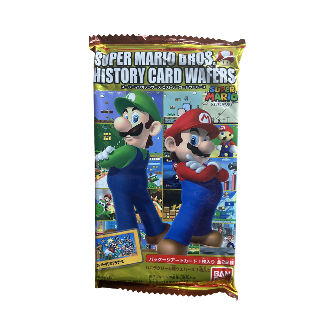 ​​Super Mario Bros, History Card Wafers - Bandai