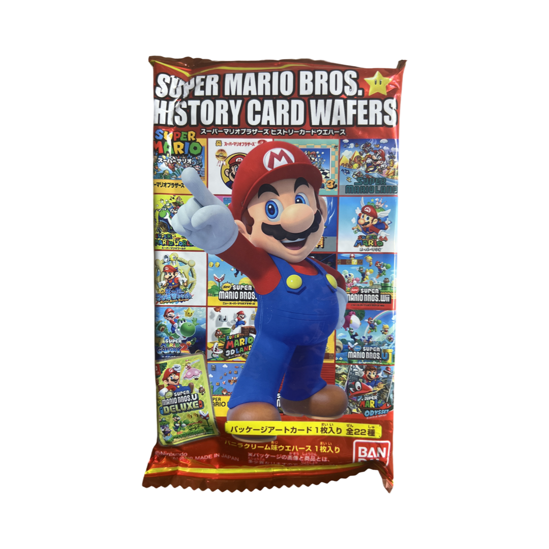 Super Mario Bros, History Card Wafers - Bandai