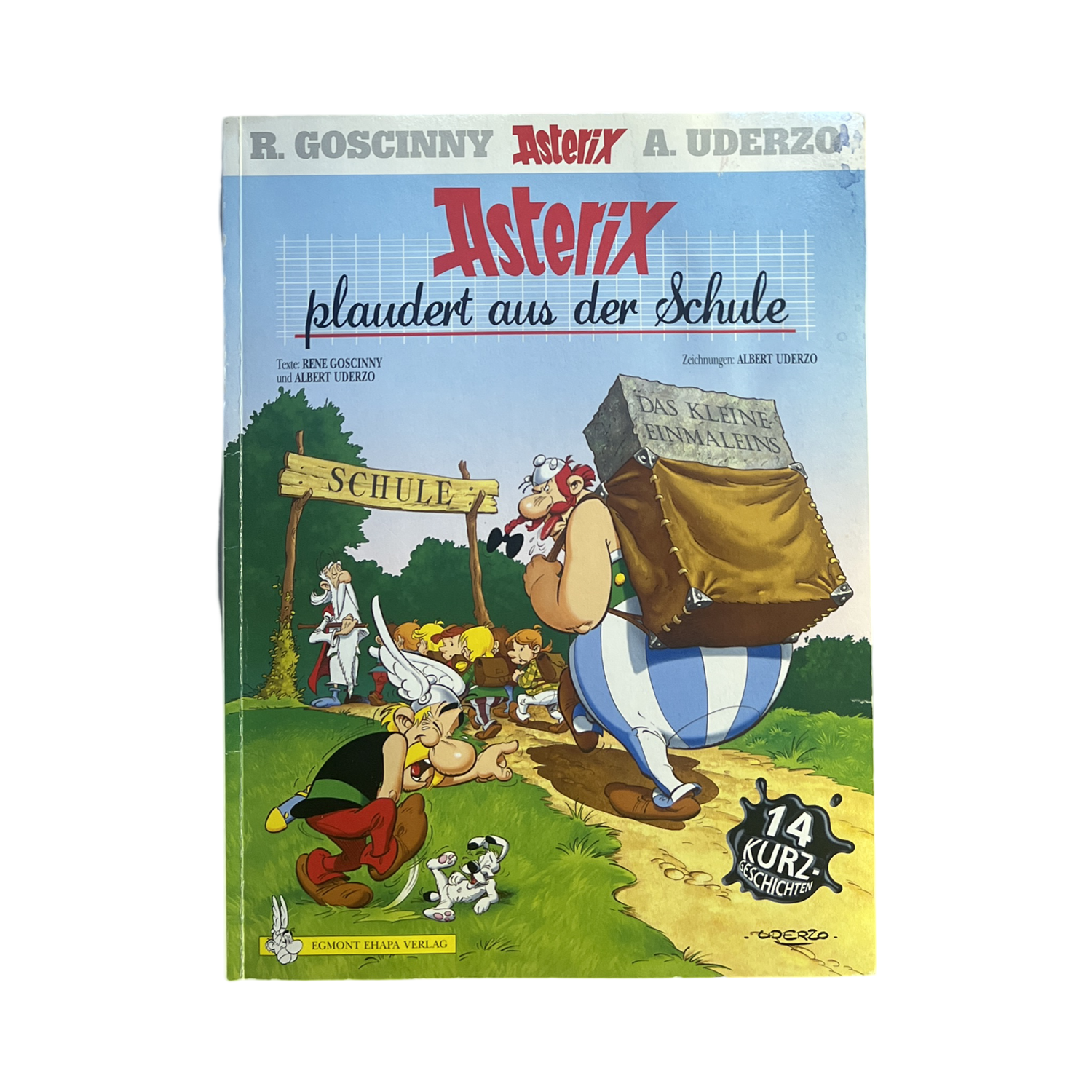 Asterix plaudert aus der Schule