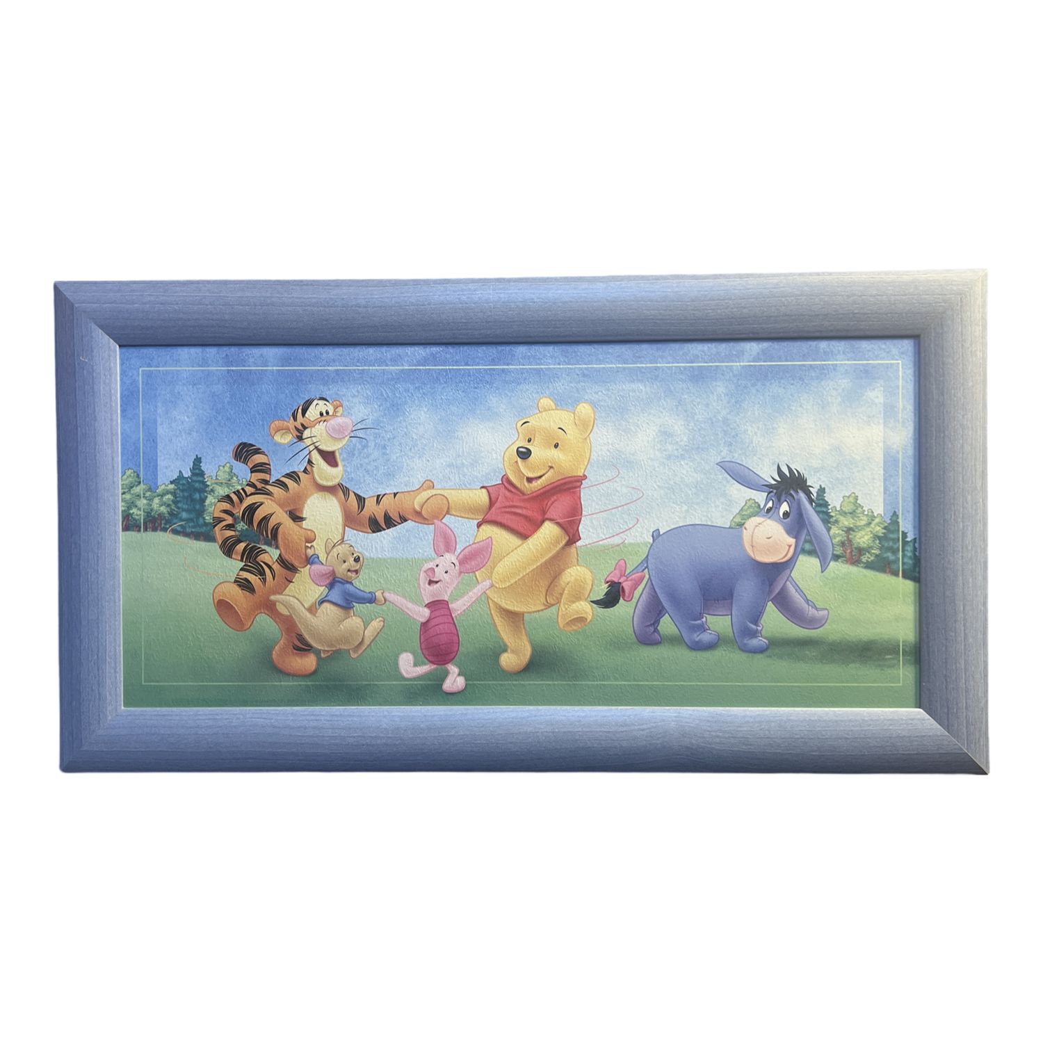 Winnie Pooh Bilder (2 Versionen im Holzrahmen)
