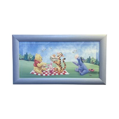 Winnie Pooh Bilder (2 Versionen im Holzrahmen)