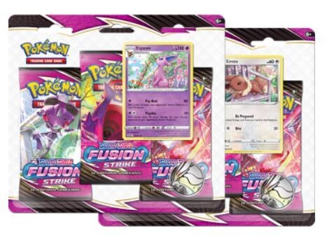 Pokémon SWSH Fusion Strike 3er-Pack Booster (ENG)