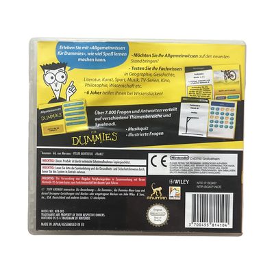 Allgemeinwissen für Dummies - Nintendo DS Game