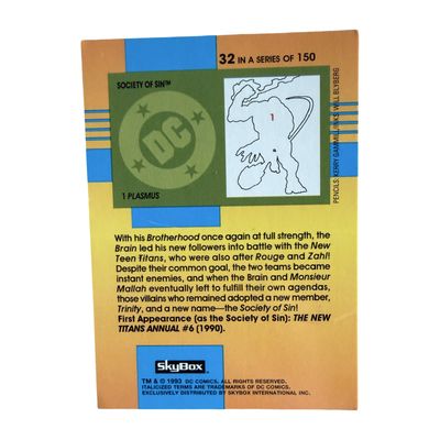 Society of Sin - DC Comics - Skybox - Cards - 1993
