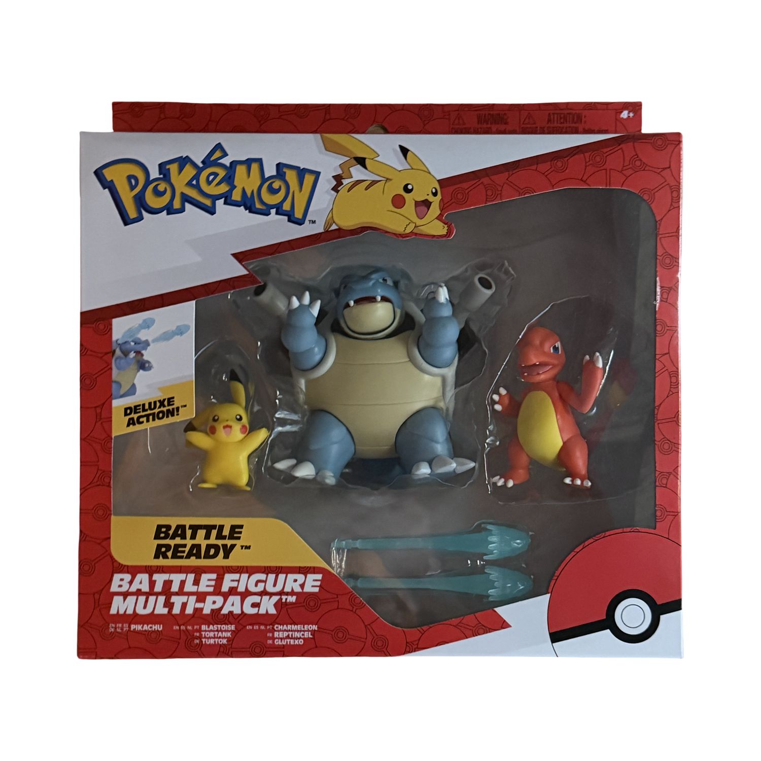 Pokémon - Battle Ready - Blastoise, Charmeleon, Pikachu Figures