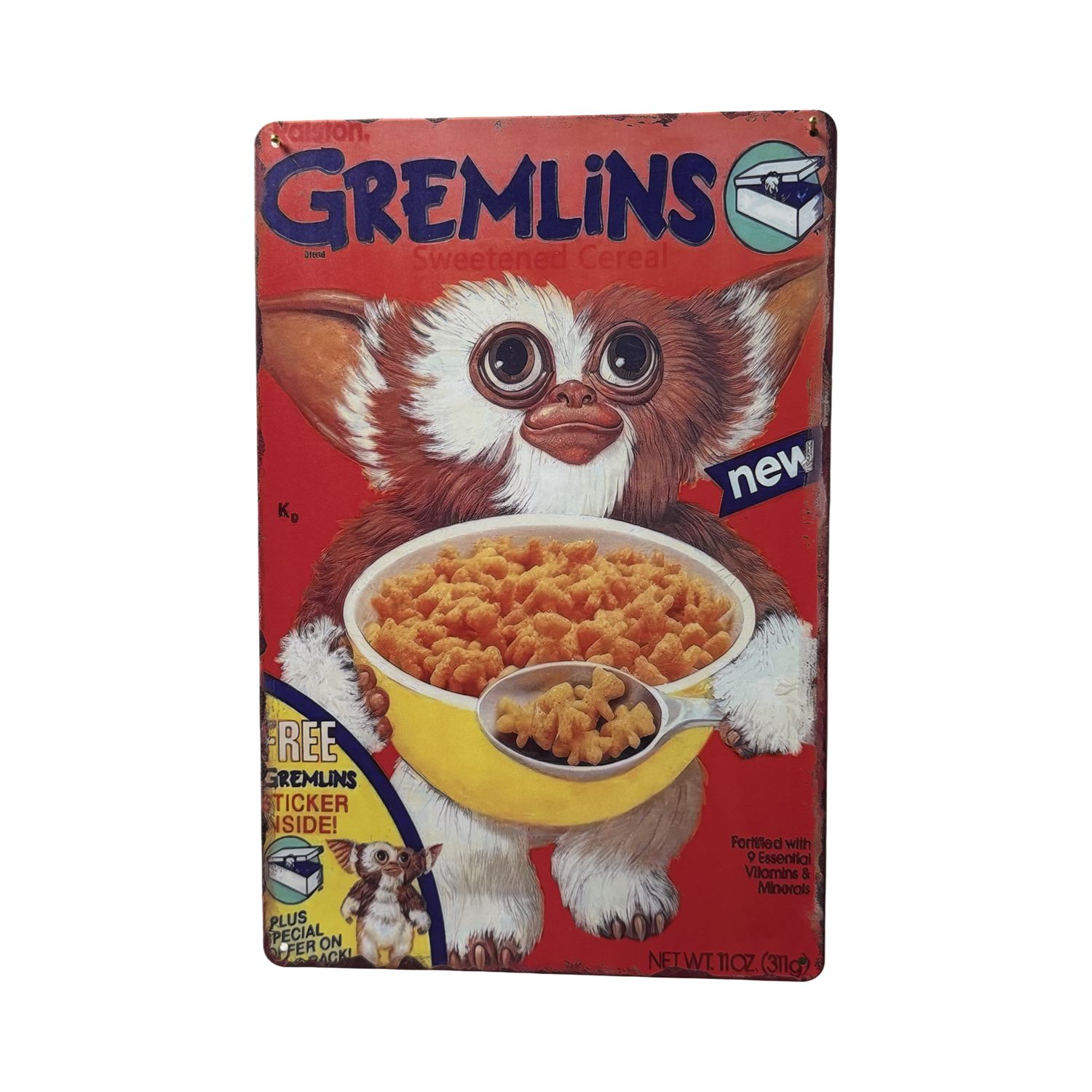 Gremlins - Alu Schild