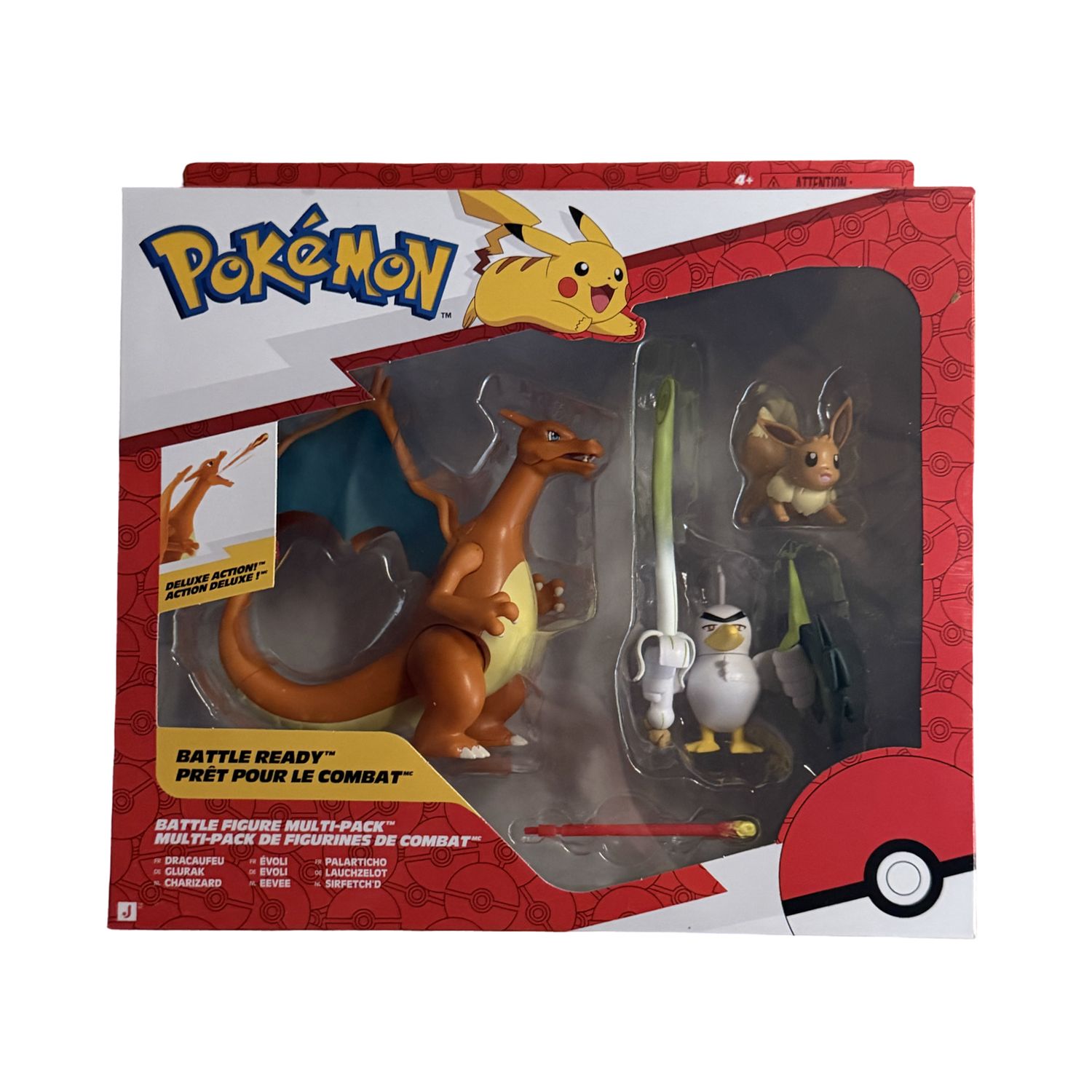 Pokémon - Battle Ready - Charizard, Eevee, Sirfech'd Figures
