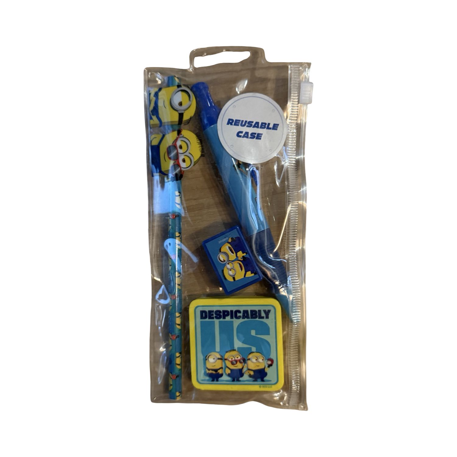 Illumination Minions – 5-teiliges Schreibwaren-Set mit Etui
