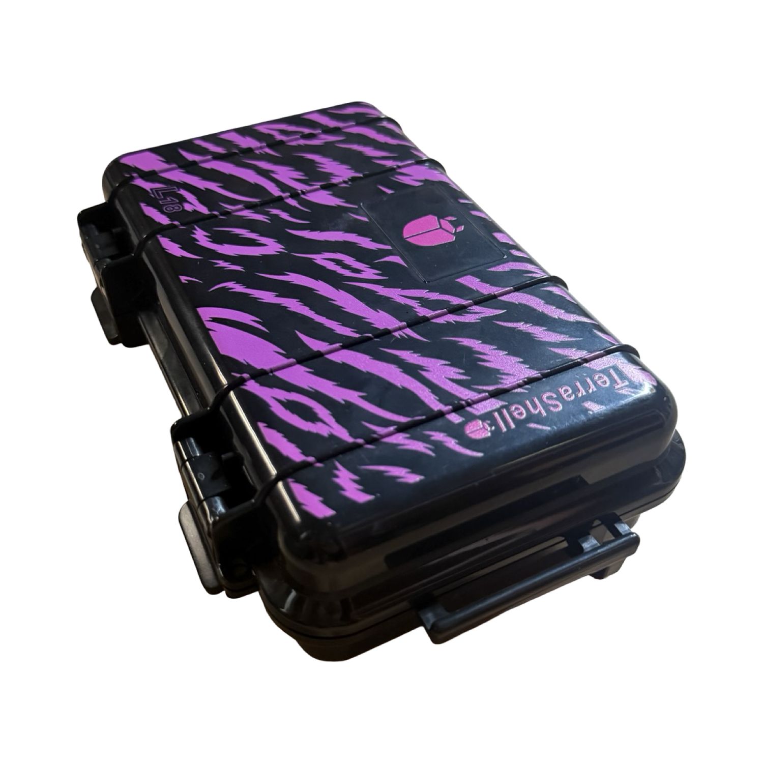 TerraShell L18 Wasserdichter Outdoor Hardcase-Koffer – Green/Purple Tiger Camo