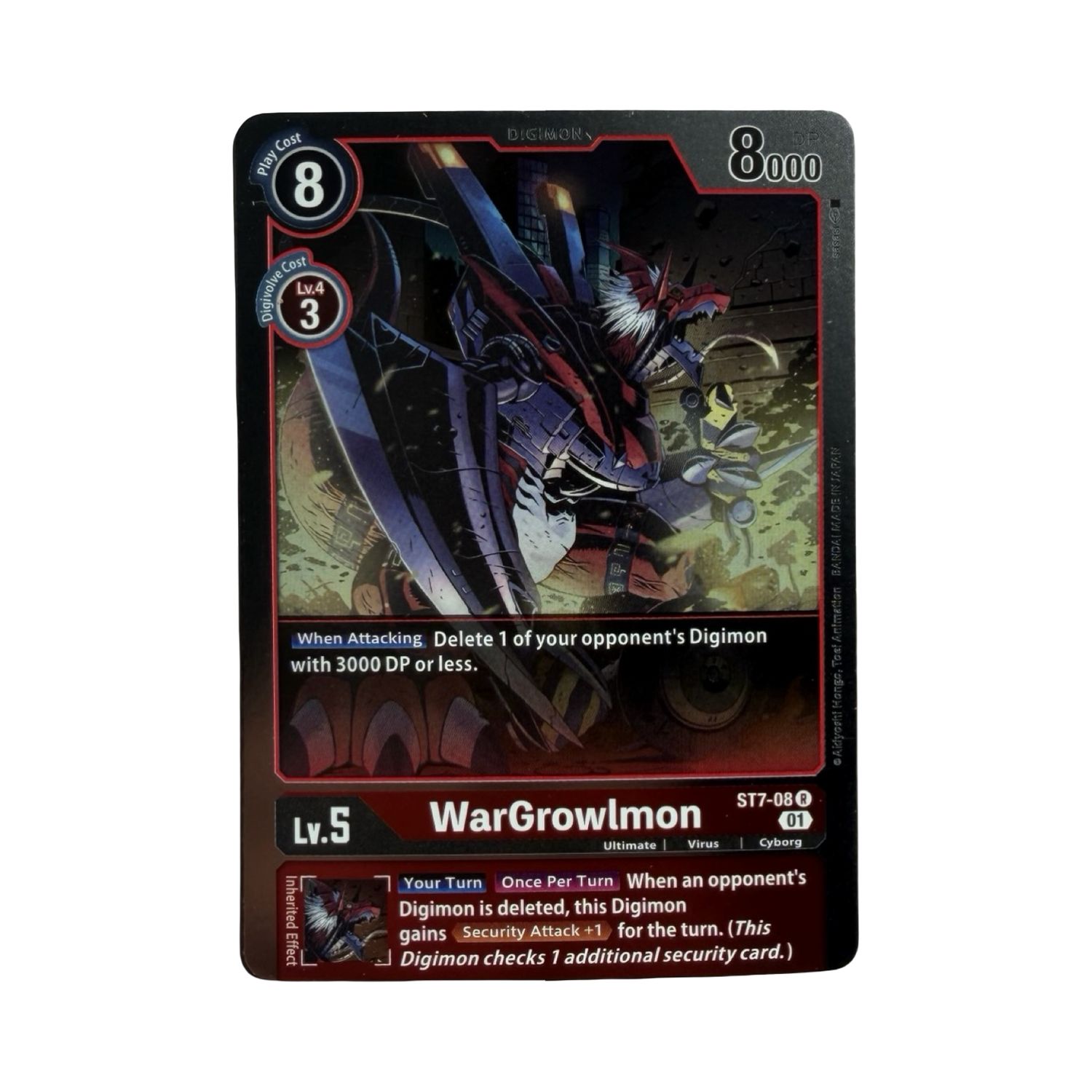 Digimon TCG - WarGrowlmon - ST7-08