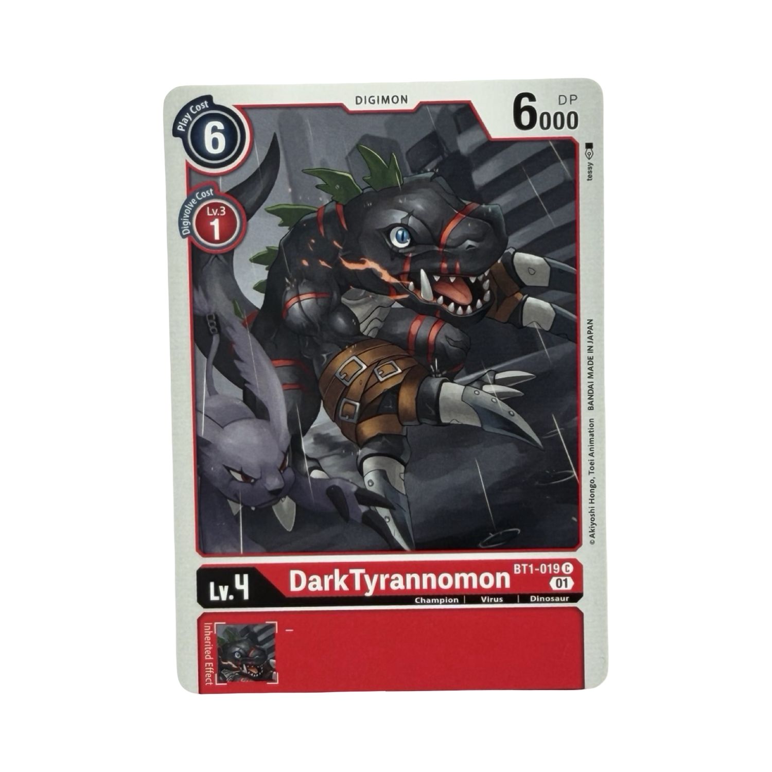 Digimon TCG - DarkTyrannomon - BT1-019
