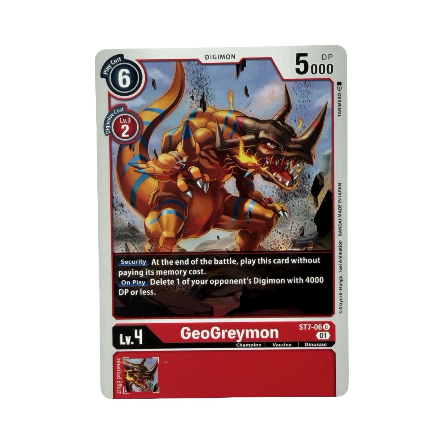 Digimon TCG - GeoGreymon - ST7-06