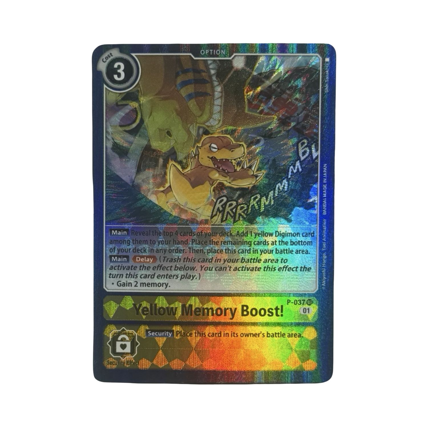 Digimon TCG - Yellow Memory Boost - P-037 SR