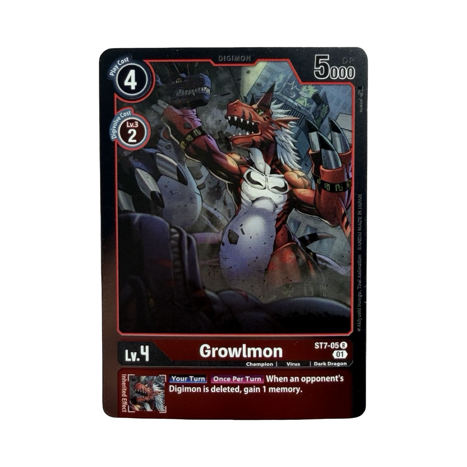 Digimon TCG - Growlmon - ST7-05