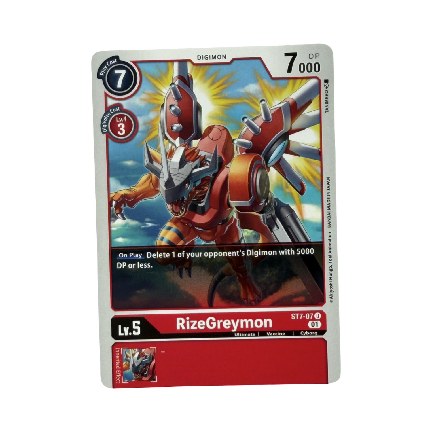 Digimon TCG - RizeGreymon - ST7-07