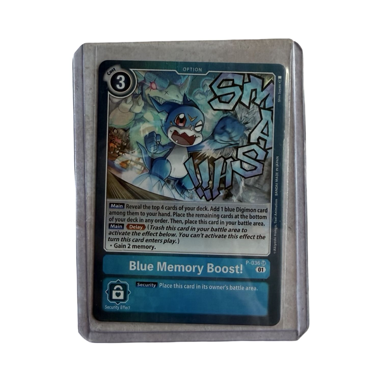 Digimon TCG - Blue Memory Boost - P-036
