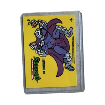 Topps Vintage Turtles 1989 Card "The Shredder"