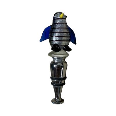 Pinguin Flaschenverschluss aus Glas (Murano Glas)
