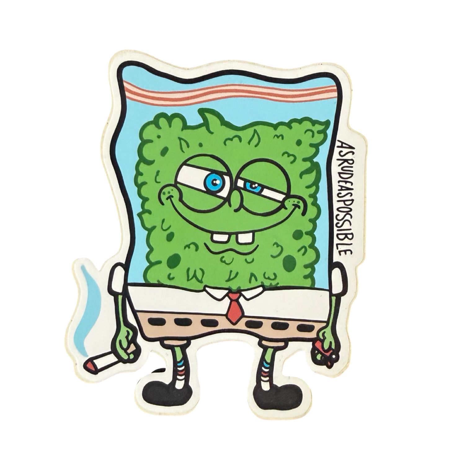 Stoned Spongebob Sticker