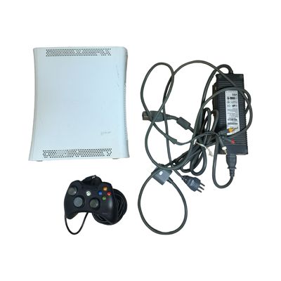 Microsoft Xbox 360 Konsole (Weiss) – Retro Gaming Bundle