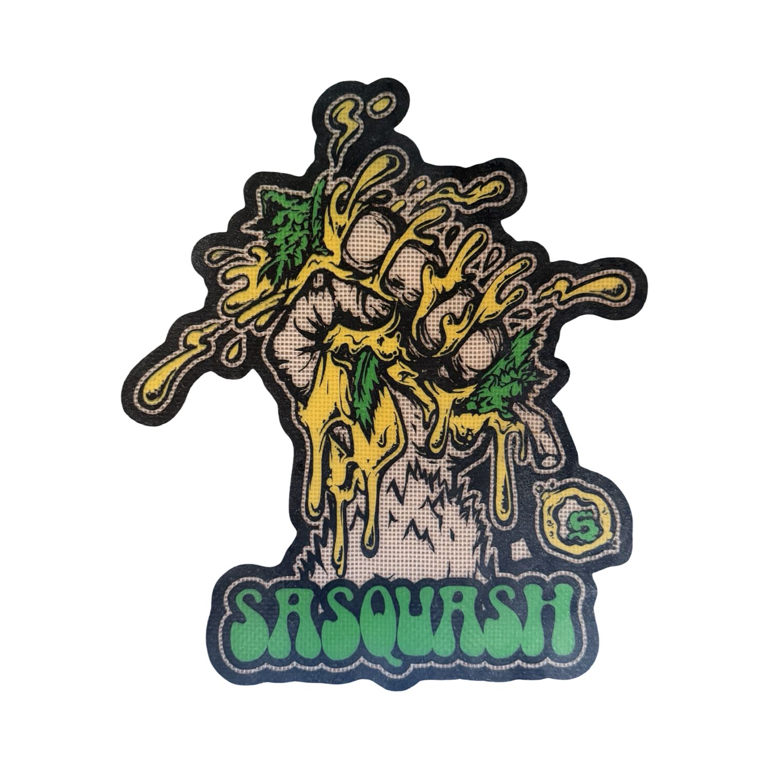 Sasquash Rosin Press – Logo Vinyl-Sticker / Patch