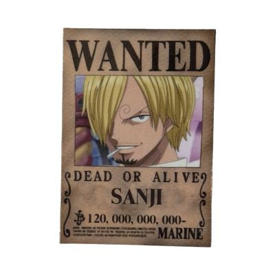 Magnet - One Piece – Sanji Wanted Poster (120 Mio. Berry)