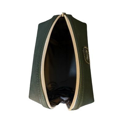 Bric's x Qatar Airways Business Class Amenity Kit / Kosmetiktasche – Grün/Türkis