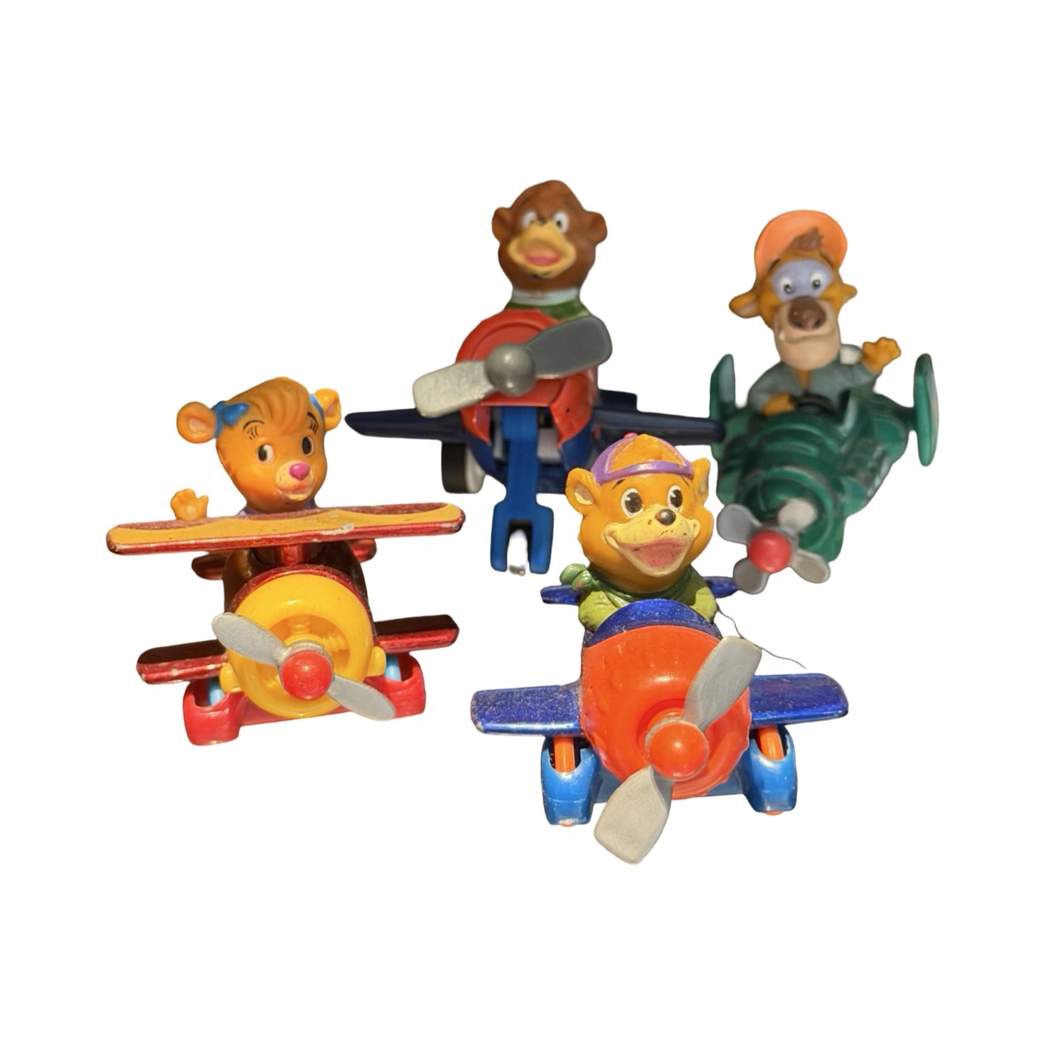 Vintage Disney Käpt’n Balu und seine tollkühne Crew – 4er-Set Flugzeuge | McDonald's 1990