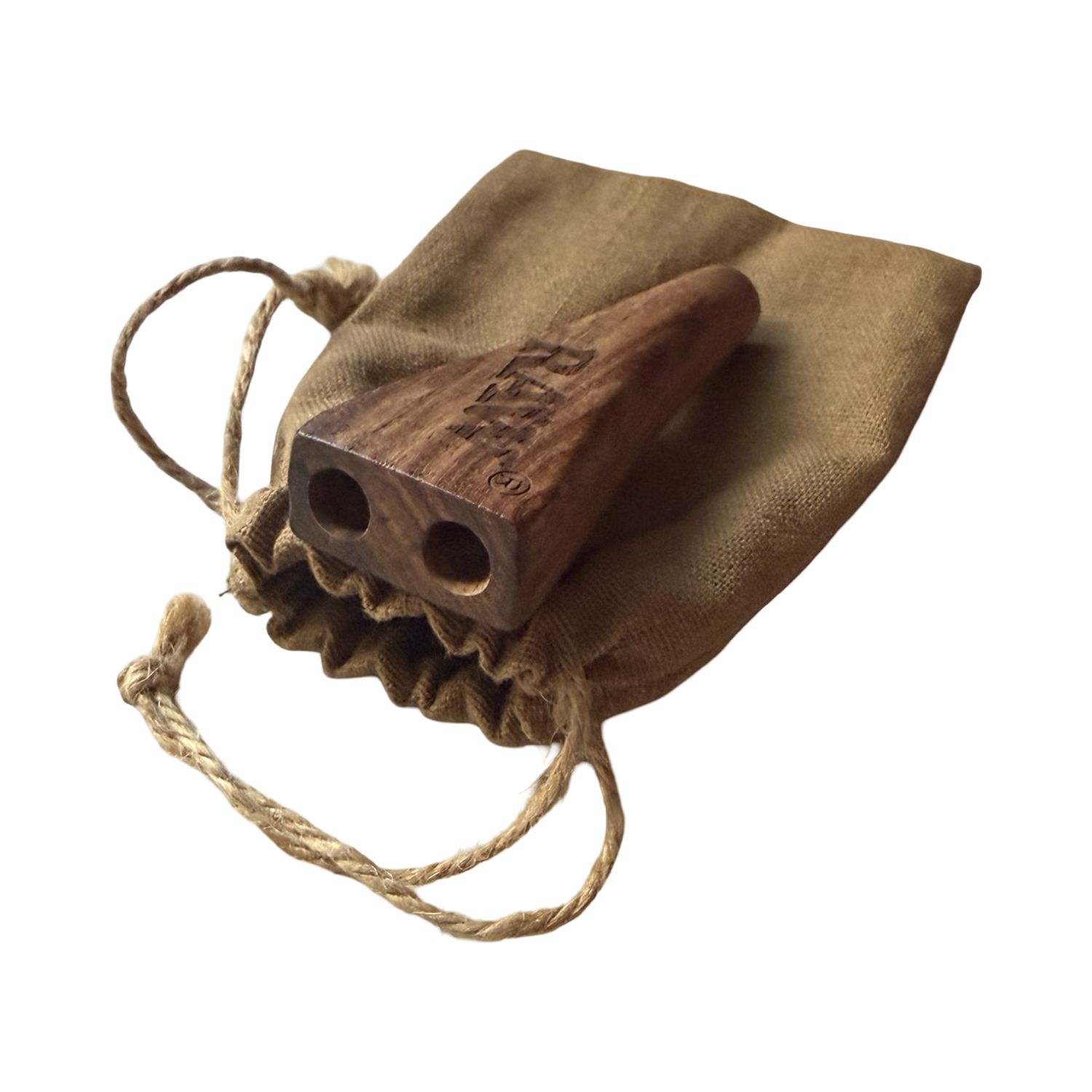 RAW - Wooden Cigarette Holder - Double Barrel
