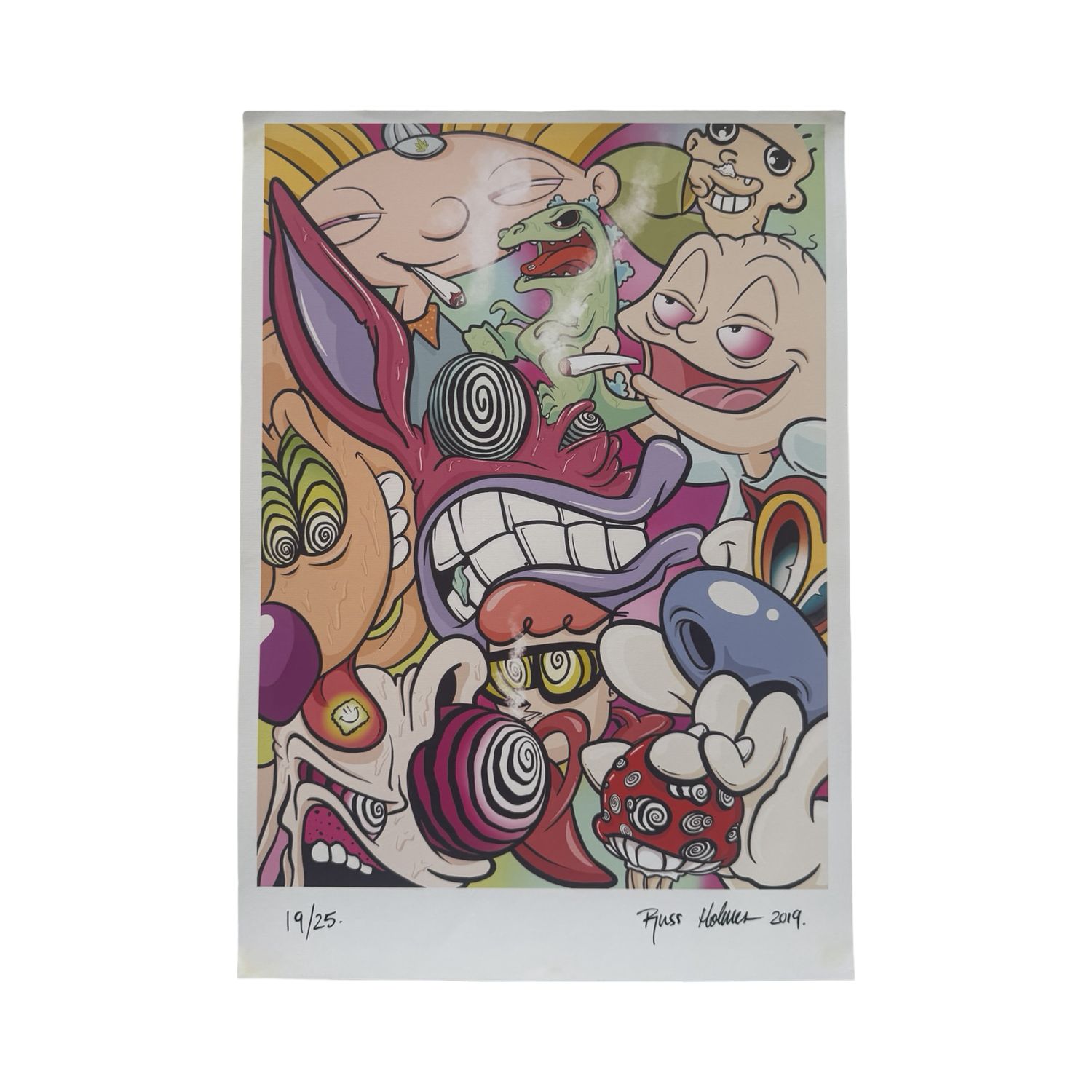 ​Russ Holmes „90s Nick &amp; Cartoon Mashup / Trippy Collage“