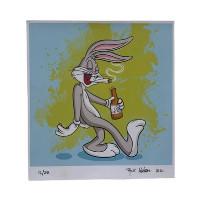 ​Russ Holmes „Stoner Bugs Bunny Cigarette / Beer“