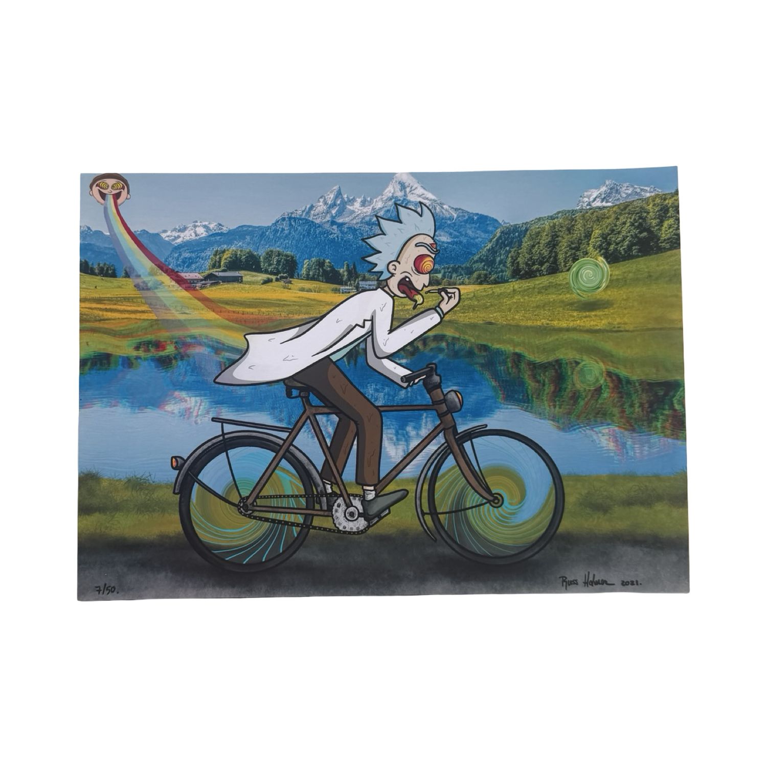 ​Russ Holmes „Rick Sanchez Bicycle Day“