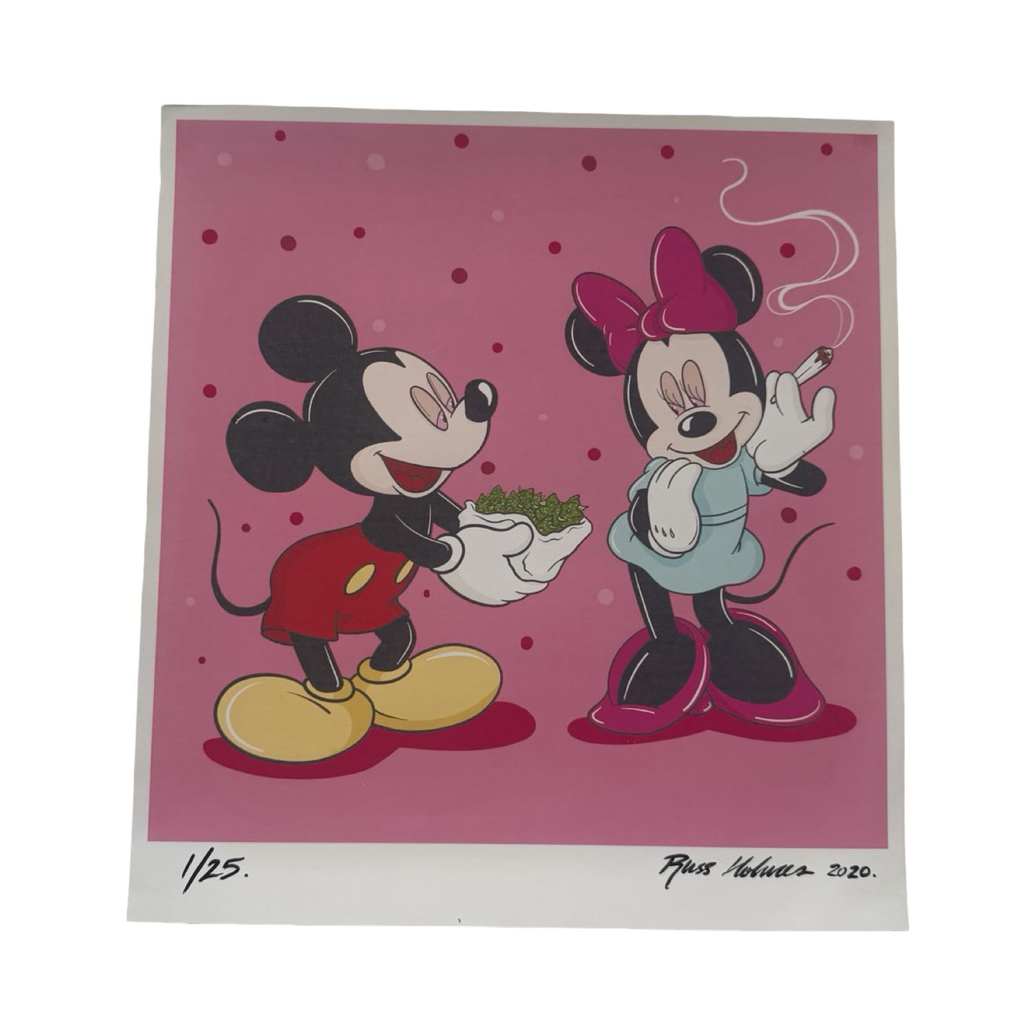 Russ Holmes „Stoner Mickey &amp; Minnie Mouse“