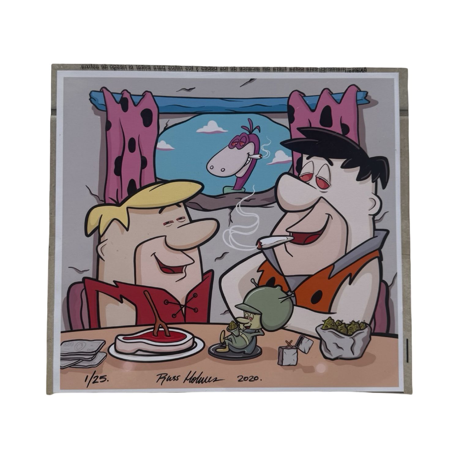 ​Russ Holmes „Stoner Flintstones / Fred &amp; Barney“