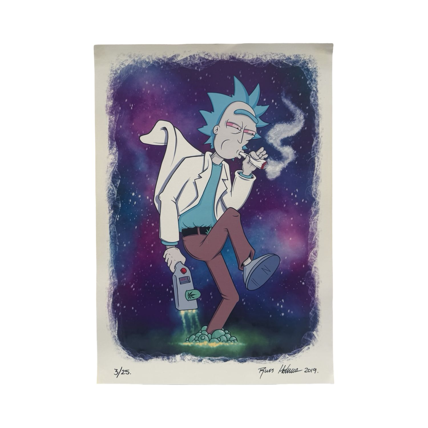 ​​Russ Holmes „Stoner Rick / Portal Gun Space Trip“