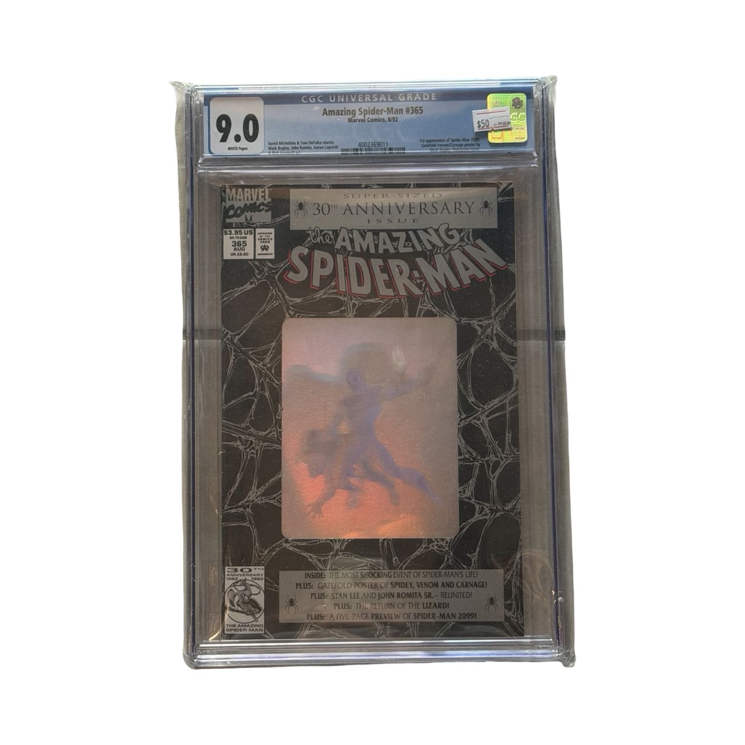 Marvel Comic The Amazing Spider-Man #365 (1992) - CGC 9.0