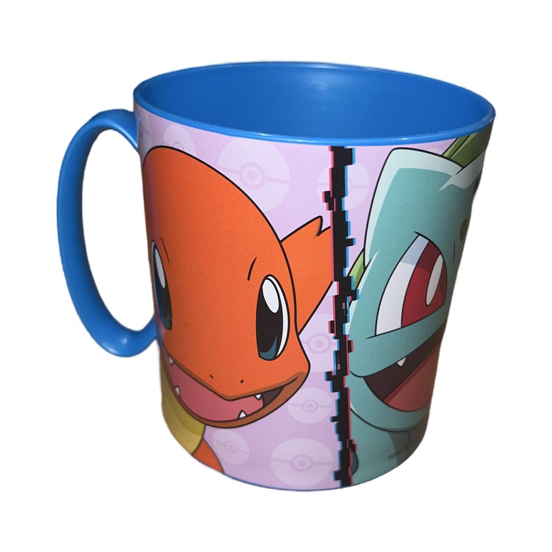Pokémon Kunststoffbecher 350 ml | Glumanda &amp; Bisasam Kinder-Trinkbecher