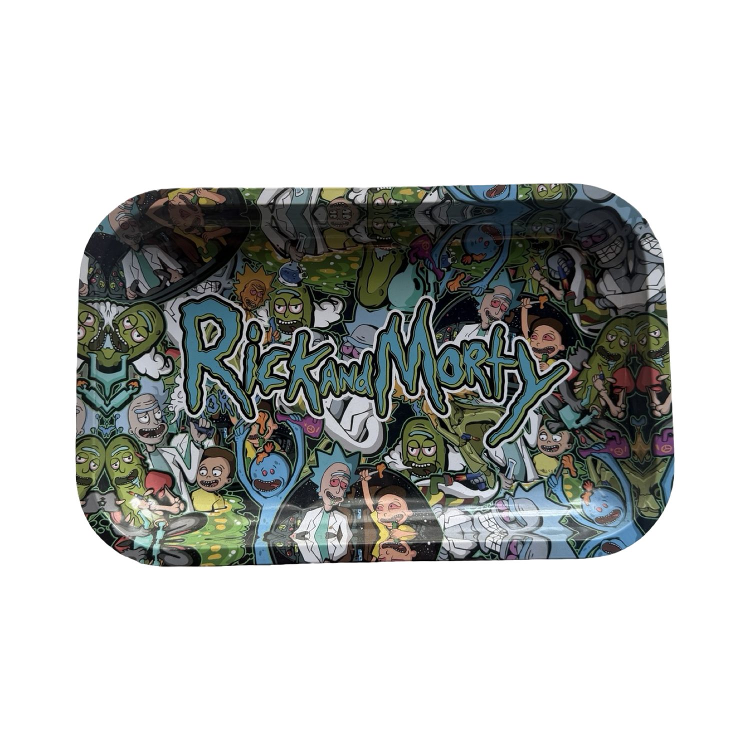 Rick and Morty Metal Rolling Tray