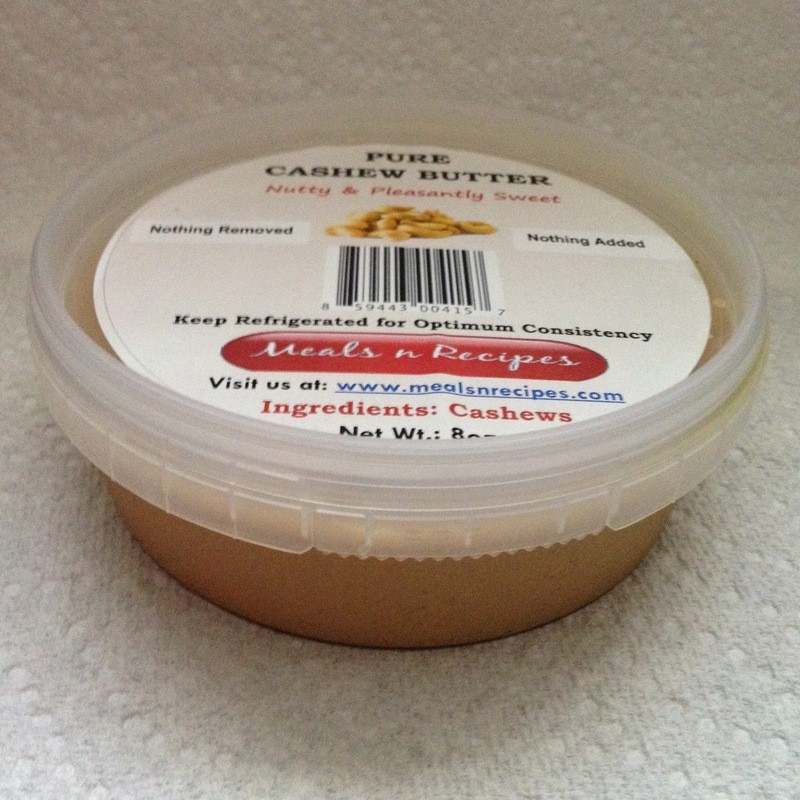 PURE CASHEW NUT BUTTER 8 oz