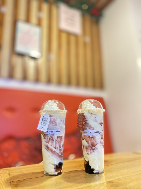 Blueberry chizkeyk frappe