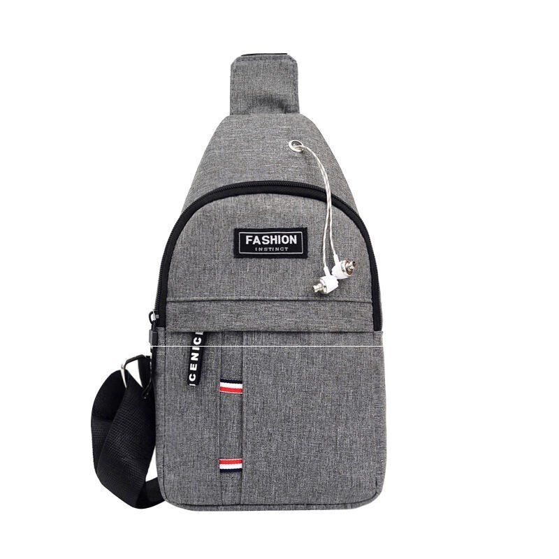New Men&#39;s Chest Bag Diagonal Bag Travel Small Backpack Cross-body Bag Men&#39;s Bag Sports Korean Version
