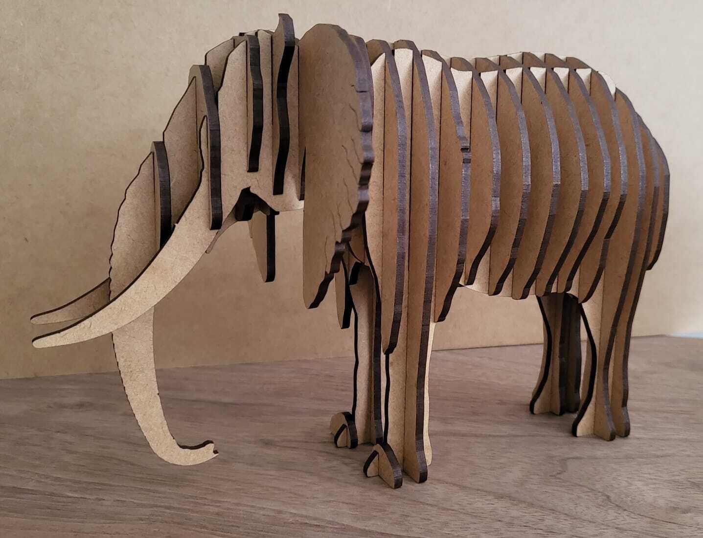 3D Elephant Puzzle