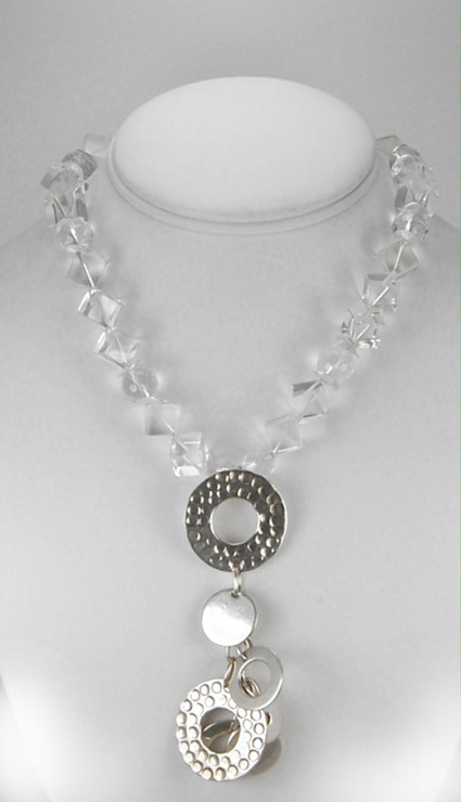 Rock Crystal  necklace with Pendant
