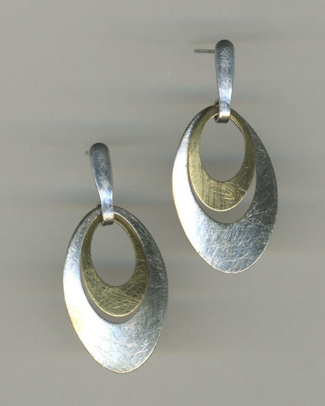 Pewter earrings
