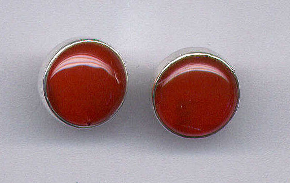 Carnelian &amp; Vermeil Earrings