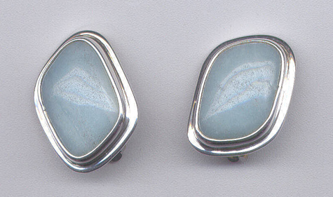 Amazonite & Sterling Silver Gemstone Earrings