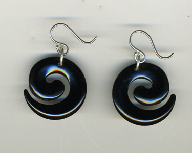 Black onyx earrings