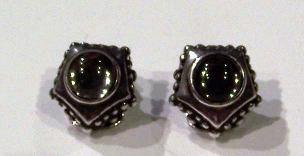 Gemstone Earrings Set In Sterling Silver