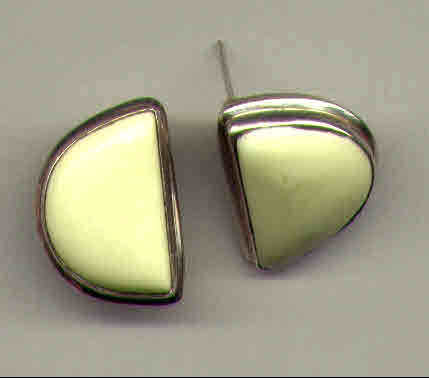 Lemon Stone &amp; Sterling Silver Earrings